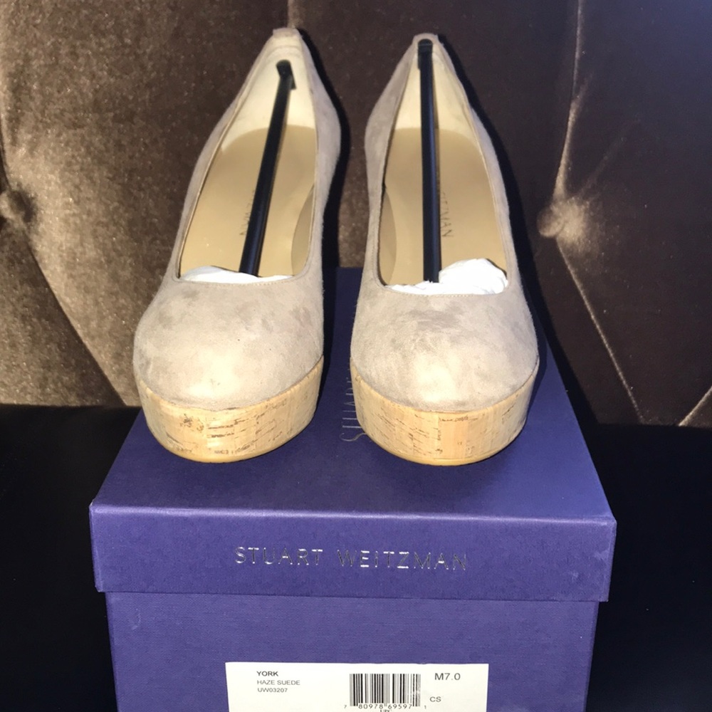 COPY - LIKE NEW! Hard to find Stuart Weitzman YORK Haze Suede 6.5